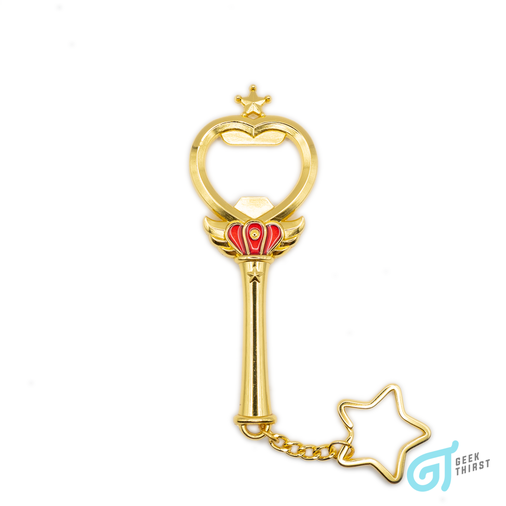 Geek Thirst™ - Pink Heart Wand Bottle Opener