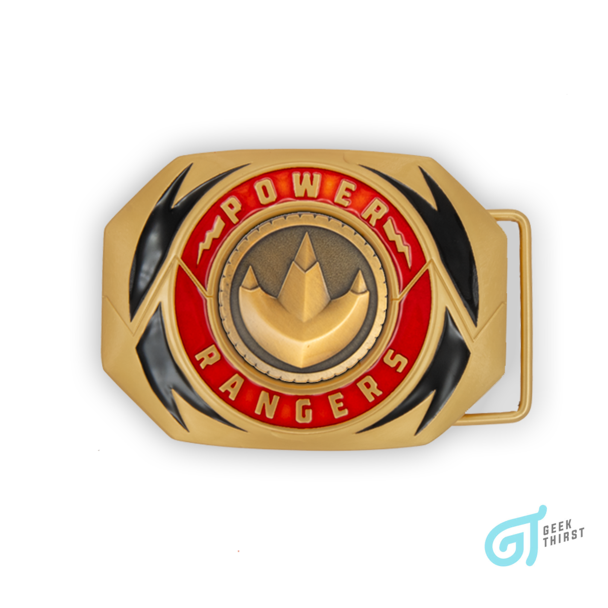 Geek Thirst™ - Morphin' Gold Belt Buckle Bottle Opener with one