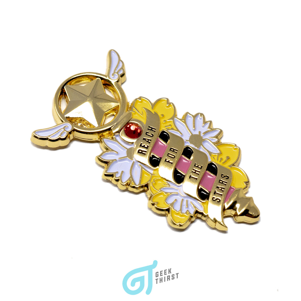 Guardian of the Clow - Reach For the Stars Pin